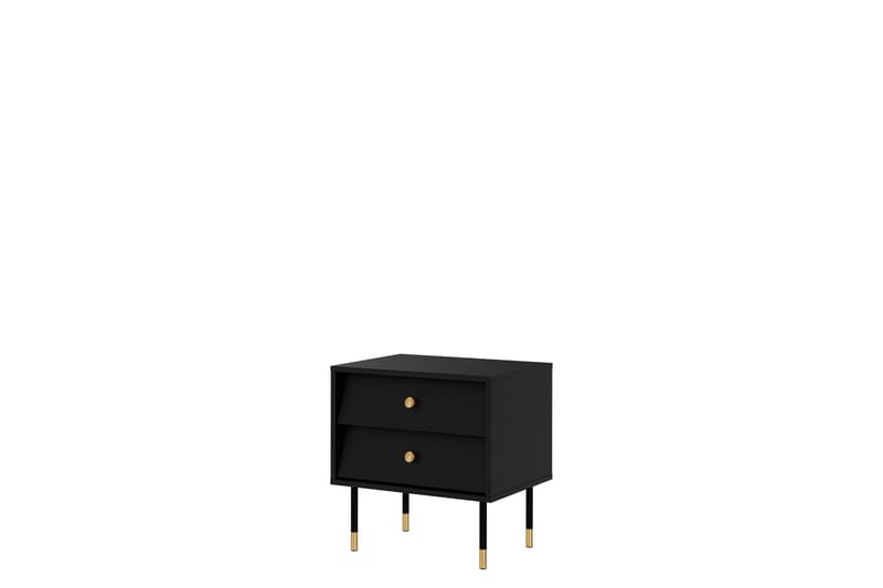 Akilesh Nattbord 52 cm - Svart - Møbler - Bord - Avlastningsbord - Sengebord & nattbord