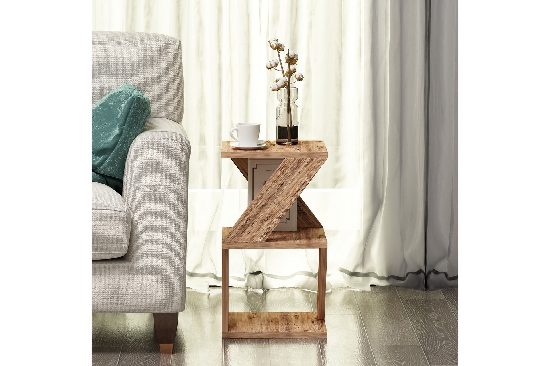 Albeni Sidebord 29,6 cm - Brun - Møbler - Bord - Avlastningsbord - Lampebord & sidebord