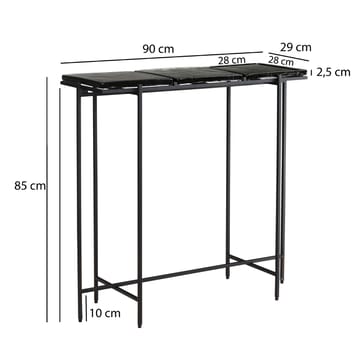 Alena konsollbord 90 cm - Svart - Møbler - Bord - Avlastningsbord - Gangbord