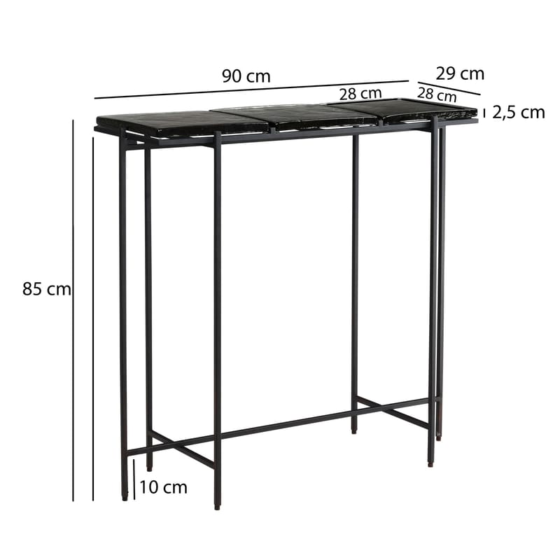 Alena konsollbord 90 cm - Svart - Møbler - Bord - Avlastningsbord - Gangbord