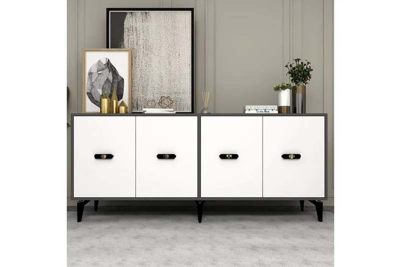 Algeria Konsollbord 180 cm - Antrasitt/Hvit - Møbler - Bord - Avlastningsbord - Gangbord