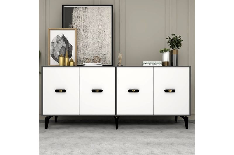 Algeria Konsollbord 180 cm - Antrasitt/Hvit - Møbler - Bord - Avlastningsbord - Gangbord