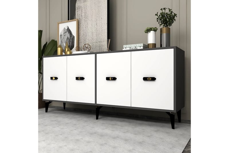 Algeria Konsollbord 180 cm - Antrasitt/Hvit - Møbler - Bord - Avlastningsbord - Gangbord