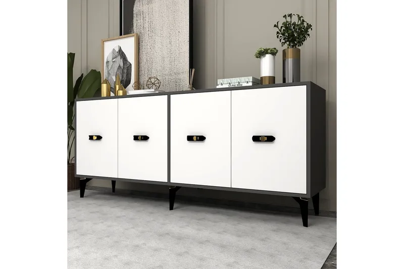 Algeria Konsollbord 180 cm - Antrasitt/Hvit - Møbler - Bord - Avlastningsbord - Gangbord