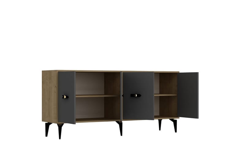 Algeria Konsollbord 180 cm - Eik/Antrasitt - Møbler - Bord - Avlastningsbord - Gangbord