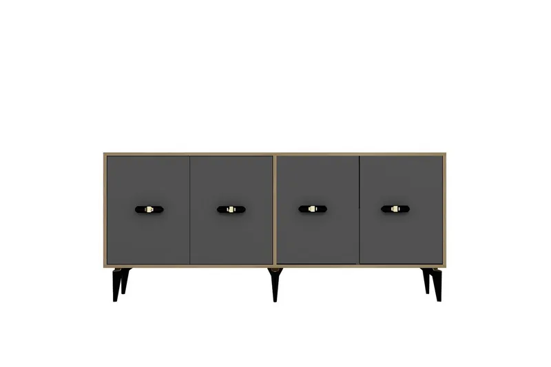 Algeria Konsollbord 180 cm - Eik/Antrasitt - Møbler - Bord - Avlastningsbord - Gangbord