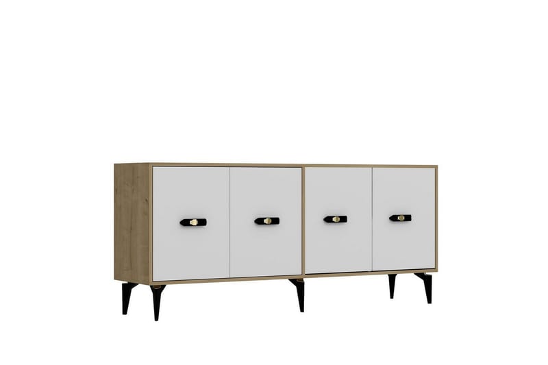 Algeria Konsollbord 180 cm - Eik/Hvit - Møbler - Bord - Avlastningsbord - Gangbord