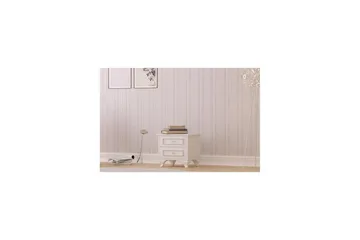 Alwen Nattbord 45 cm - Matt Hvit - Møbler - Bord - Avlastningsbord - Sengebord & nattbord