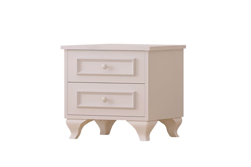 Alwen Nattbord 45 cm - Matt Hvit - Møbler - Bord - Avlastningsbord - Sengebord & nattbord