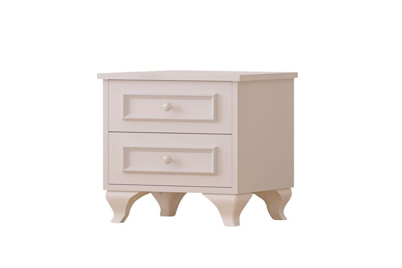 Alwen Nattbord 45 cm - Matt Hvit - Møbler - Bord - Avlastningsbord - Sengebord & nattbord