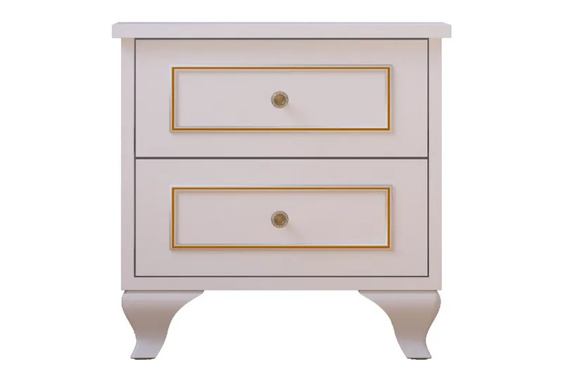 Alwen Nattbord 45 cm - Matt Hvit - Møbler - Bord - Avlastningsbord - Sengebord & nattbord