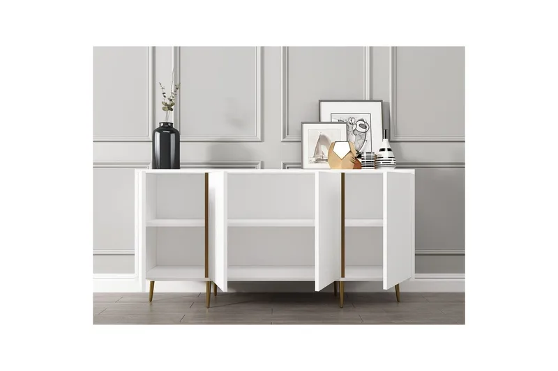 Ampelio Konsollbord 150 cm - Hvit - Møbler - Bord - Avlastningsbord - Gangbord