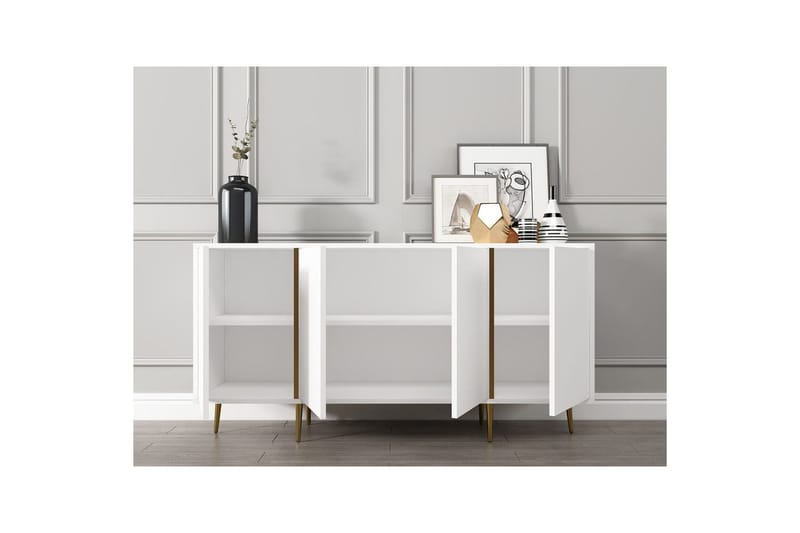 Ampelio Konsollbord 150 cm - Hvit - Møbler - Bord - Avlastningsbord - Gangbord