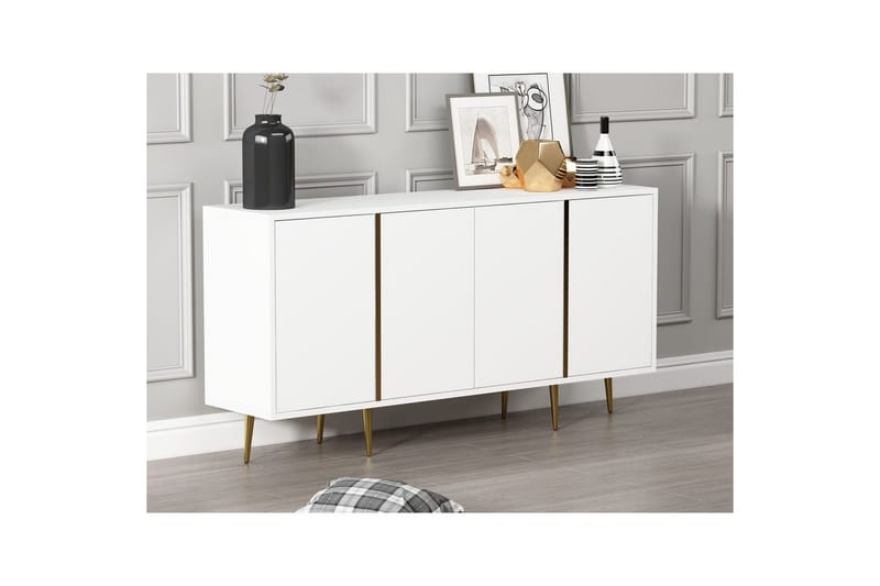 Ampelio Konsollbord 150 cm - Hvit - Møbler - Bord - Avlastningsbord - Gangbord