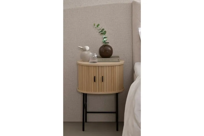 Angelique Nattbord 50 cm - Beige - Møbler - Bord - Avlastningsbord - Sengebord & nattbord