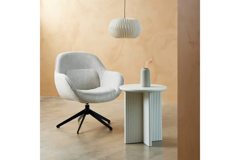 Ansal Sidebord 50 cm - Greige - Møbler - Bord - Avlastningsbord - Lampebord & sidebord