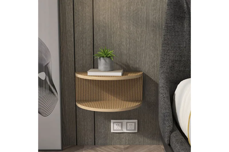 Antigua Nattbord 45 cm - Brun - Møbler - Bord - Avlastningsbord - Sengebord & nattbord