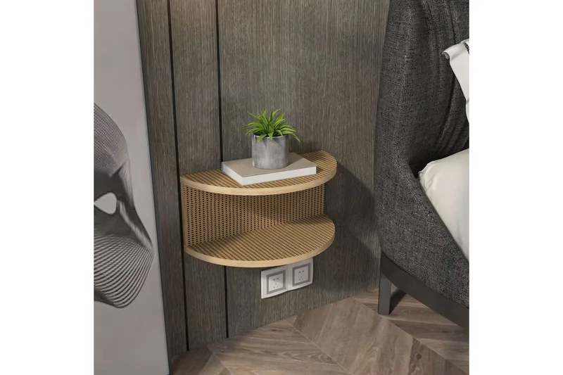 Antigua Nattbord 45 cm - Brun - Møbler - Bord - Avlastningsbord - Sengebord & nattbord