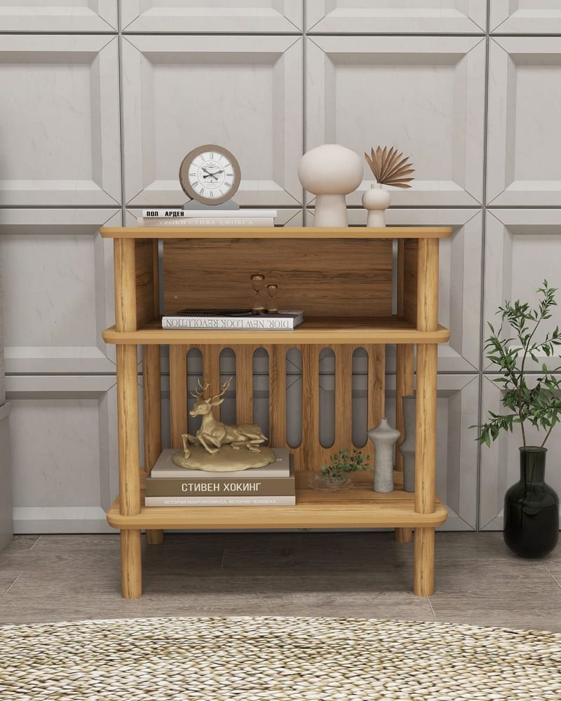 Antigua Sidebord 58 cm - Eik - Møbler - Bord - Avlastningsbord - Lampebord & sidebord