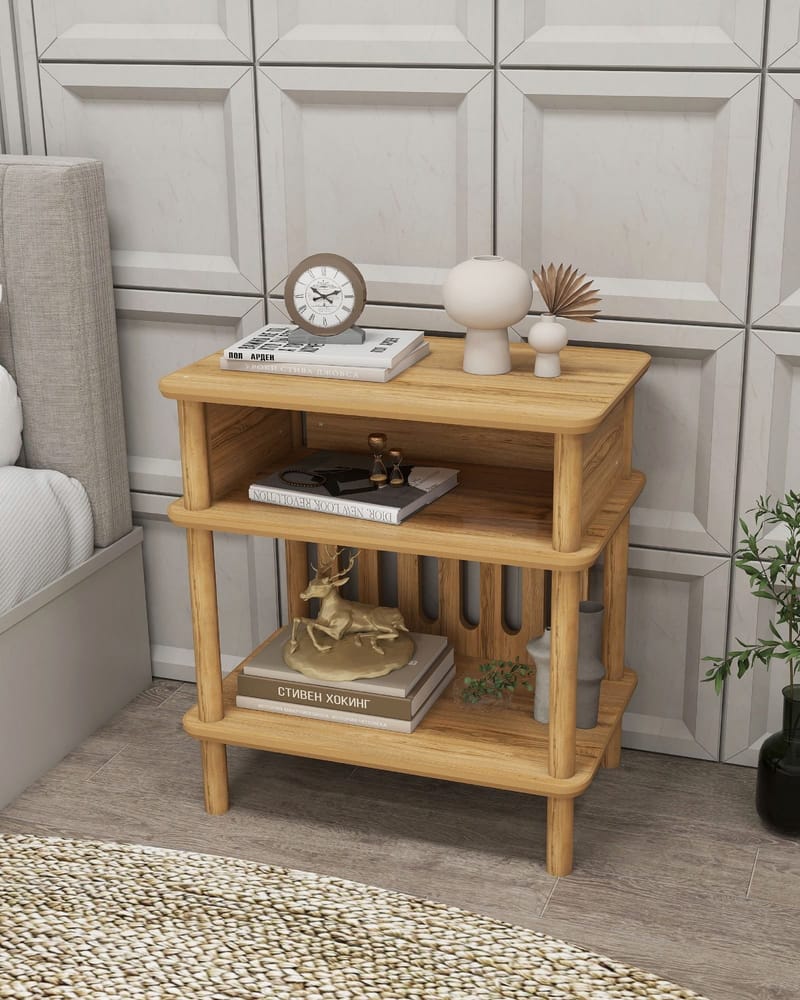 Antigua Sidebord 58 cm - Eik - Møbler - Bord - Avlastningsbord - Lampebord & sidebord