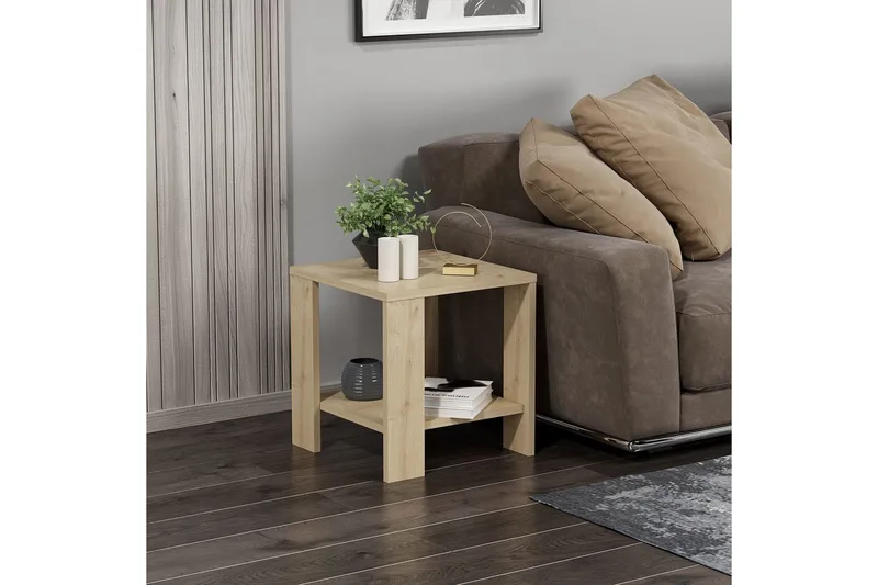 Asrel Sidebord 40 cm - Eik - Møbler - Bord - Avlastningsbord - Lampebord & sidebord