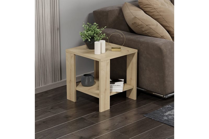 Asrel Sidebord 40 cm - Eik - Møbler - Bord - Avlastningsbord - Lampebord & sidebord