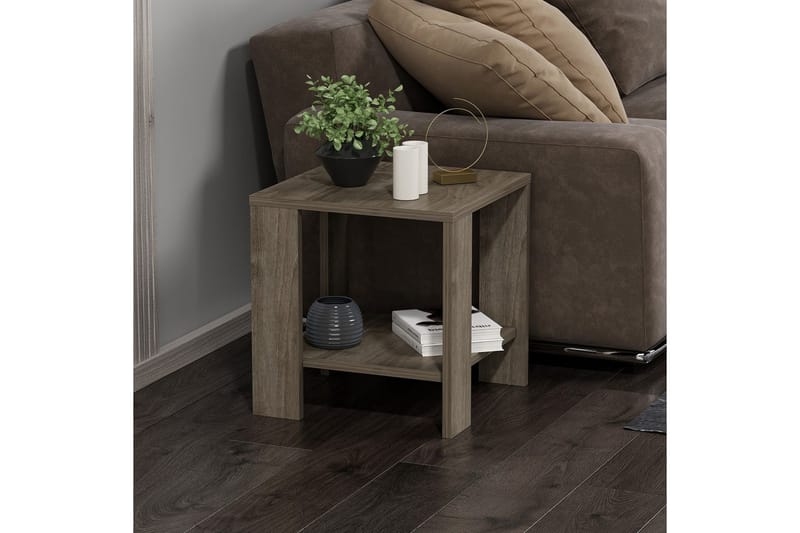 Asrel Sidebord 40 cm - Valnøtt - Møbler - Bord - Avlastningsbord - Lampebord & sidebord