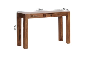 Astmoor Avlastningsbord 120 cm - Brun - Møbler - Bord - Avlastningsbord - Gangbord