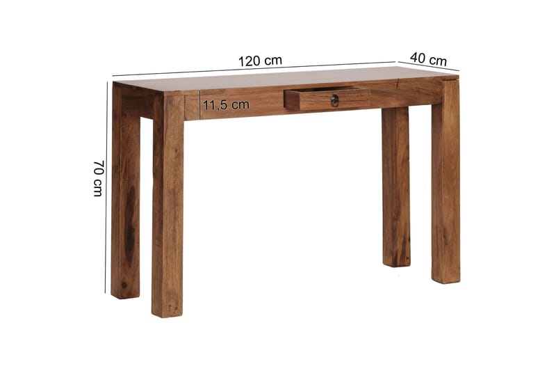 Astmoor Avlastningsbord 120 cm - Brun - Møbler - Bord - Avlastningsbord