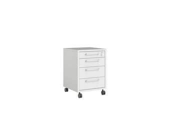 Astric Sengebord 48,2 cm - Hvit - Møbler - Bord - Avlastningsbord - Sengebord & nattbord