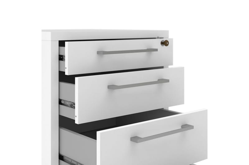 Astric Sengebord 48,2 cm - Hvit - Møbler - Bord - Avlastningsbord - Sengebord & nattbord