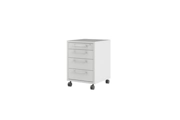 Astric Sengebord 48,2 cm - Hvit - Møbler - Bord - Avlastningsbord - Sengebord & nattbord