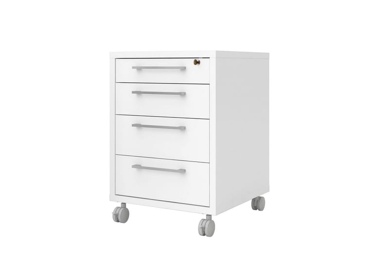 Astric Sengebord 48,2 cm - Hvit - Møbler - Bord - Avlastningsbord - Sengebord & nattbord