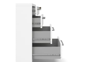 Astric Sengebord 48,2 cm - Hvit - Møbler - Bord - Avlastningsbord - Sengebord & nattbord