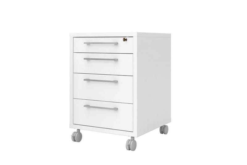 Astric Sengebord 48,2 cm - Hvit - Møbler - Bord - Avlastningsbord - Sengebord & nattbord