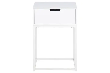 Azelia Nattbord 30 cm - Hvit - Møbler - Bord - Avlastningsbord - Sengebord & nattbord