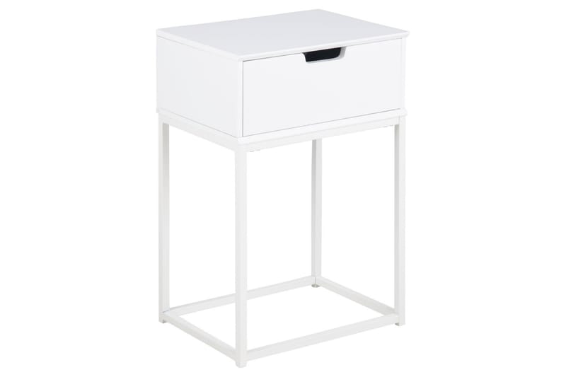 Azelia Nattbord 30 cm - Hvit - Møbler - Bord - Avlastningsbord - Sengebord & nattbord
