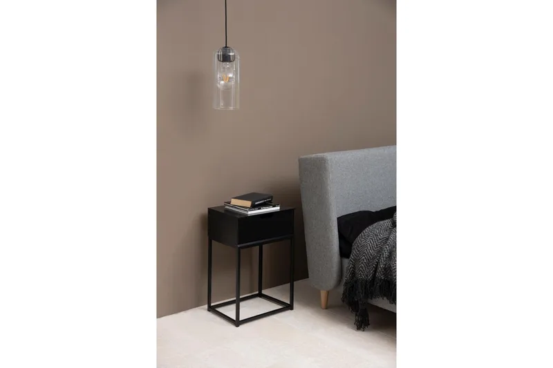 Azelia Nattbord 30 cm - Svart - Møbler - Bord - Avlastningsbord - Sengebord & nattbord