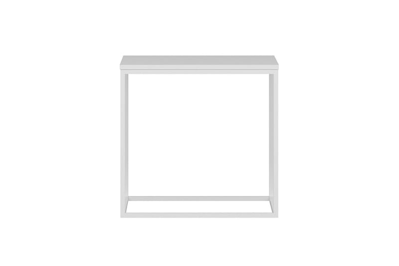 Basak Sidebord 52 cm - Hvit - Møbler - Bord - Avlastningsbord - Lampebord & sidebord