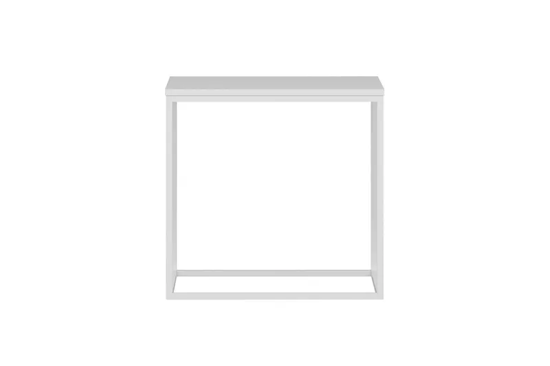 Basak Sidebord 52 cm - Hvit - Møbler - Bord - Avlastningsbord - Lampebord & sidebord