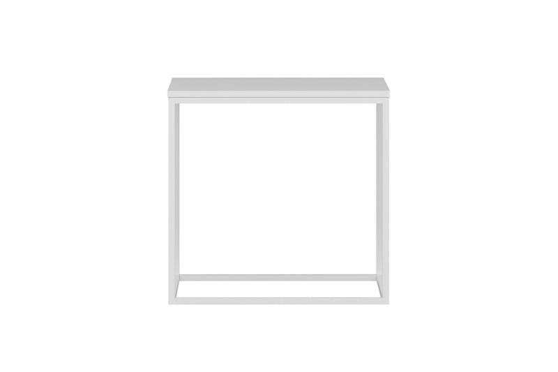 Basak Sidebord 52 cm - Hvit - Møbler - Bord - Avlastningsbord - Lampebord & sidebord