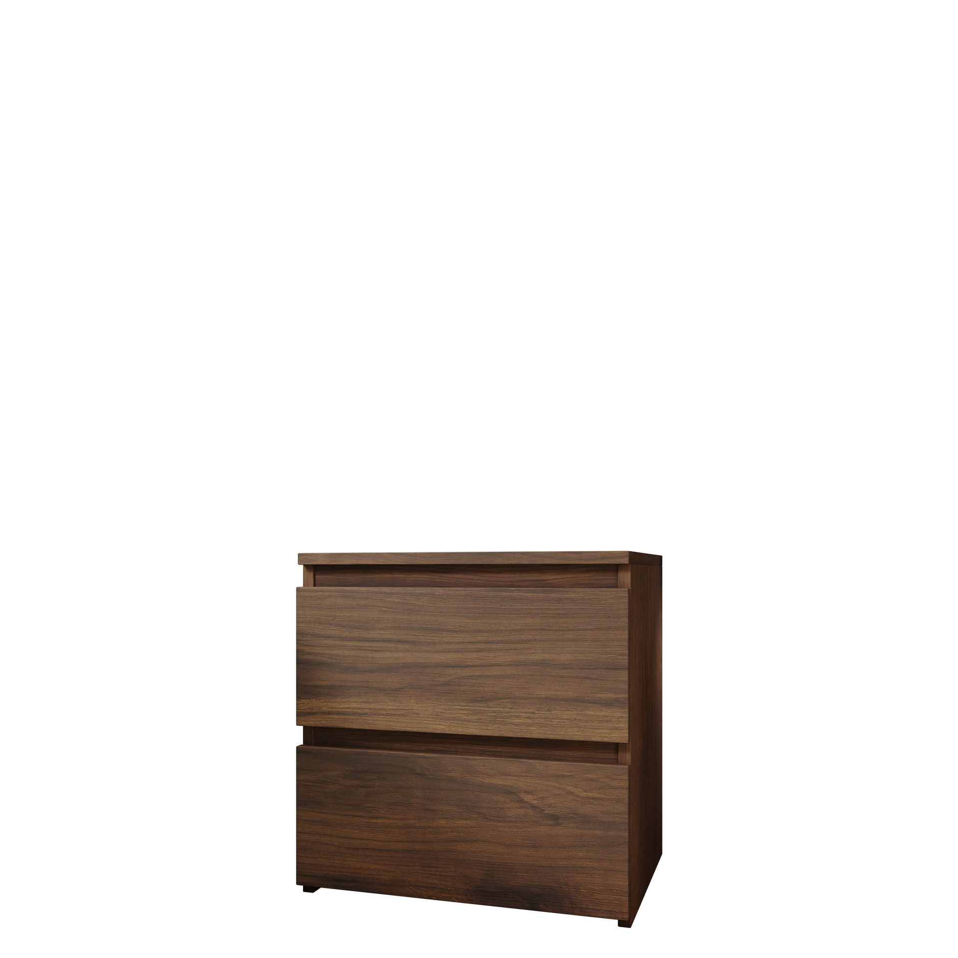 Basildon nattbord 40 cm - brun