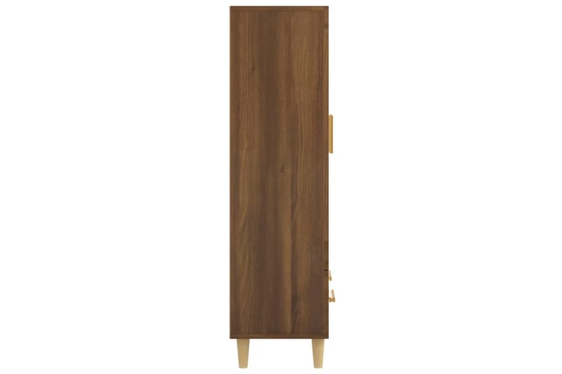 beBasic Highboard brun eik 70x31x115 cm konstruert tre - Brun - Møbler - Bord - Avlastningsbord - Lampebord & sidebord