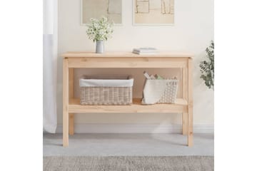 beBasic Konsollbord 110x40x75 cm heltre furu - Brun - Møbler - Bord - Avlastningsbord - Konsollbord