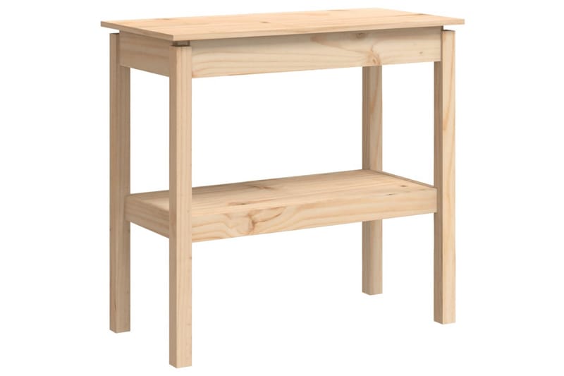 beBasic Konsollbord 80x40x75 cm heltre furu - Brun - Møbler - Bord - Avlastningsbord - Konsollbord