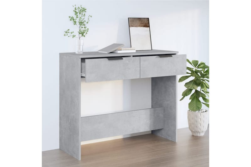beBasic Konsollbord betonggrå 90x36x75 cm konstruert tre - GrÃ¥ - Møbler - Bord - Avlastningsbord - Konsollbord