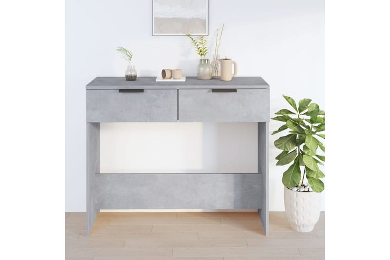 beBasic Konsollbord betonggrå 90x36x75 cm konstruert tre - GrÃ¥ - Møbler - Bord - Avlastningsbord - Konsollbord