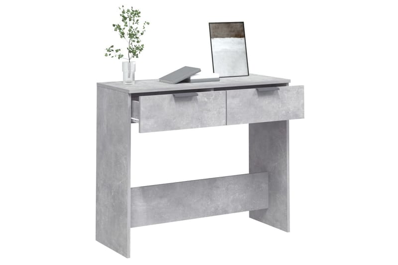 beBasic Konsollbord betonggrå 90x36x75 cm konstruert tre - GrÃ¥ - Møbler - Bord - Avlastningsbord - Konsollbord