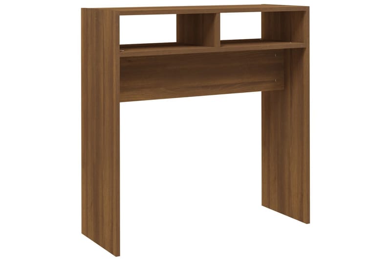 beBasic Konsollbord brun eik 78x30x80 cm konstruert tre - Brun - Møbler - Bord - Avlastningsbord - Konsollbord