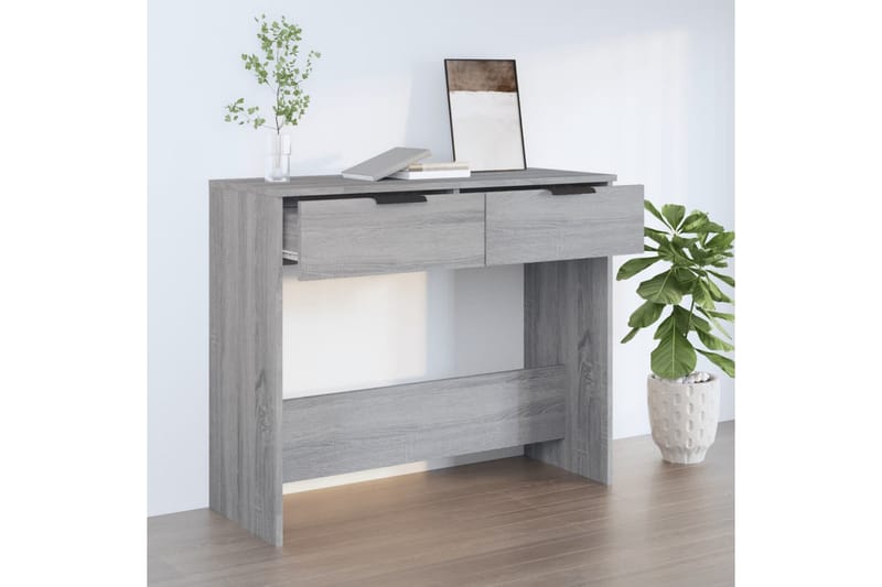 beBasic Konsollbord grå sonoma 90x36x75 cm konstruert tre - GrÃ¥ - Møbler - Bord - Avlastningsbord - Konsollbord